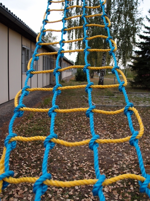 Tradiční výroba šplhacích sítí